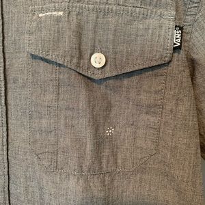 VANS men’s button down shirt size S.